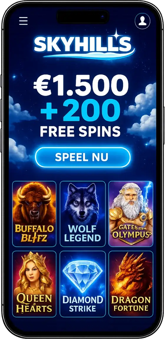SkyHills Casino mobiel casino